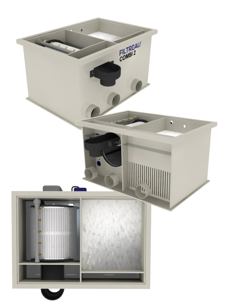 Filtr Filtreau bębnowy Combi 2 SPG XL 130nm Grawitacja/Pompa